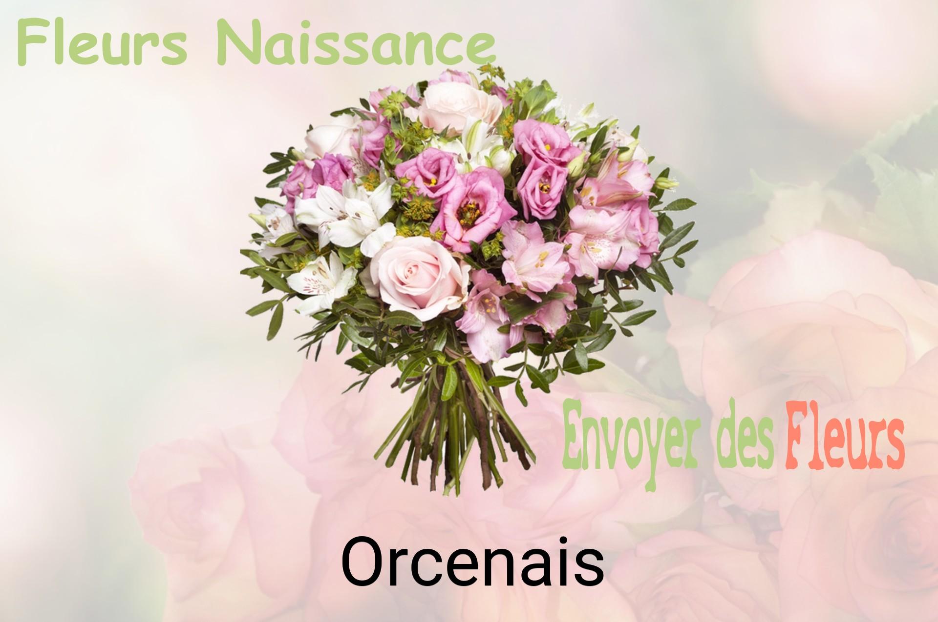 Bouquet de fleurs de naissance livré à Orcenais